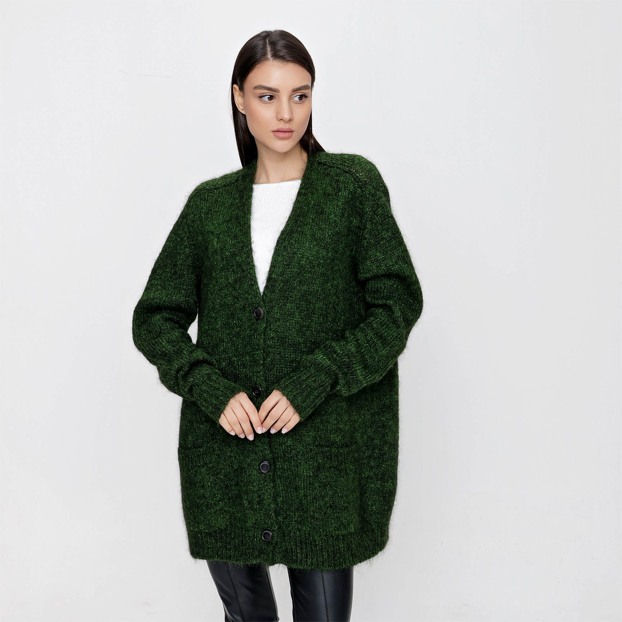 Isabel Marant - Green Mohair Cardigan